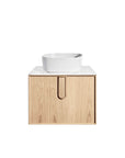 ISSY Adorn Above Counter / Semi Inset Wall Hung vanity with doors Petite Handles 600 - Zuster Furniture