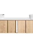 ISSY Adorn Above Counter / Semi Inset Wall Hung vanity with doors Grande Handles 1800 - Zuster Furniture