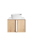 ISSY Adorn Above Counter / Semi Inset Wall Hung vanity with doors Grande Handles 600 - Zuster Furniture