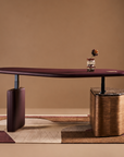 Artistry Sit Stand Leather Desk