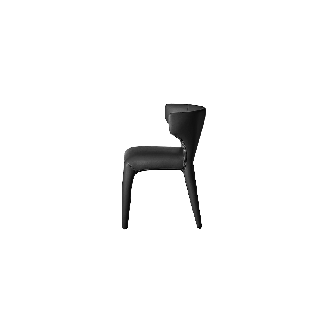 Artisan Dining Chair, Black PU - Zuster Furniture
