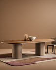 Cloud Dining Table with upholstered base