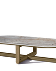 Cloud Oval Marble Coffee Table