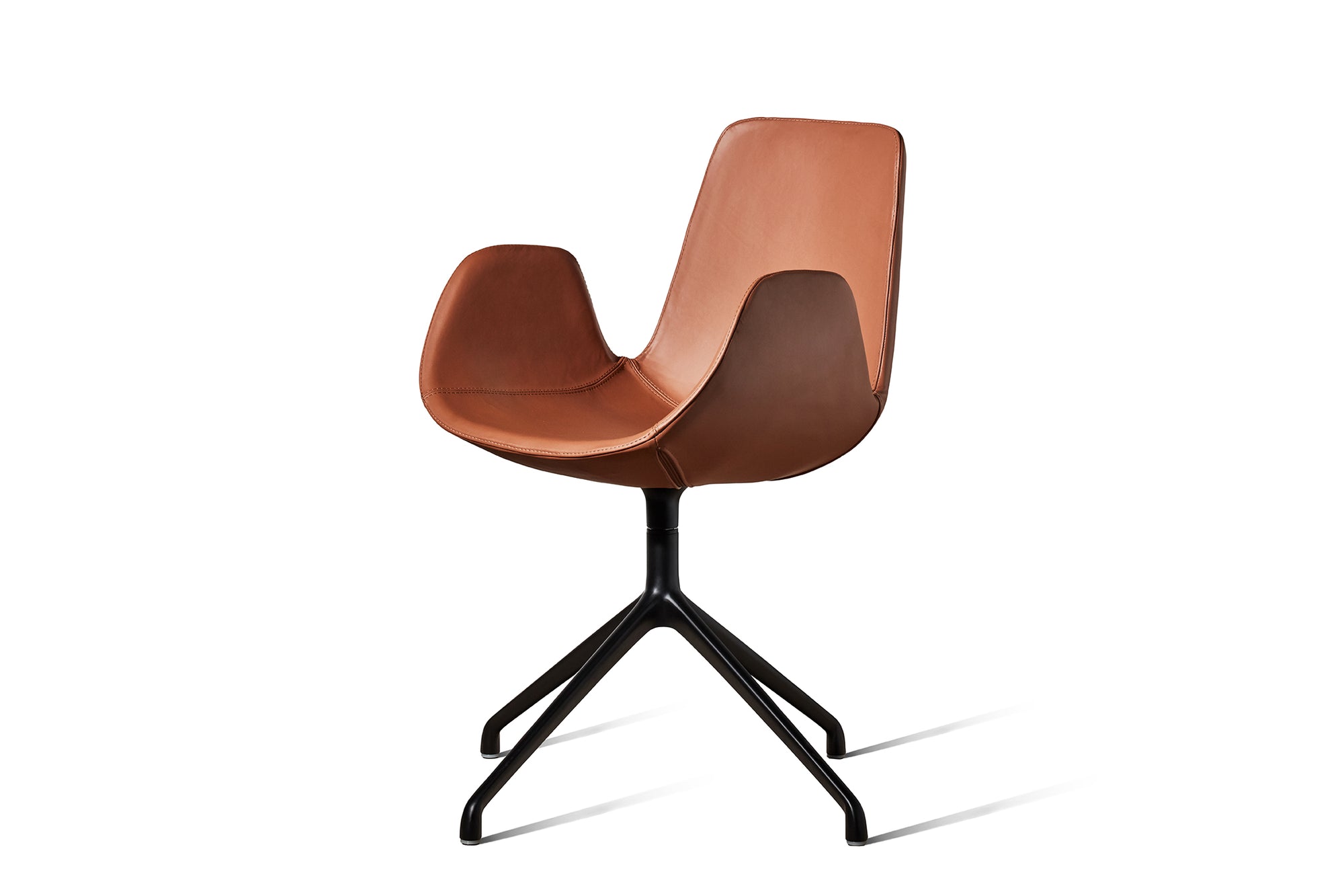 Cloud Boardroom Chair - Tan Leather 50% OFF - Zuster Furniture