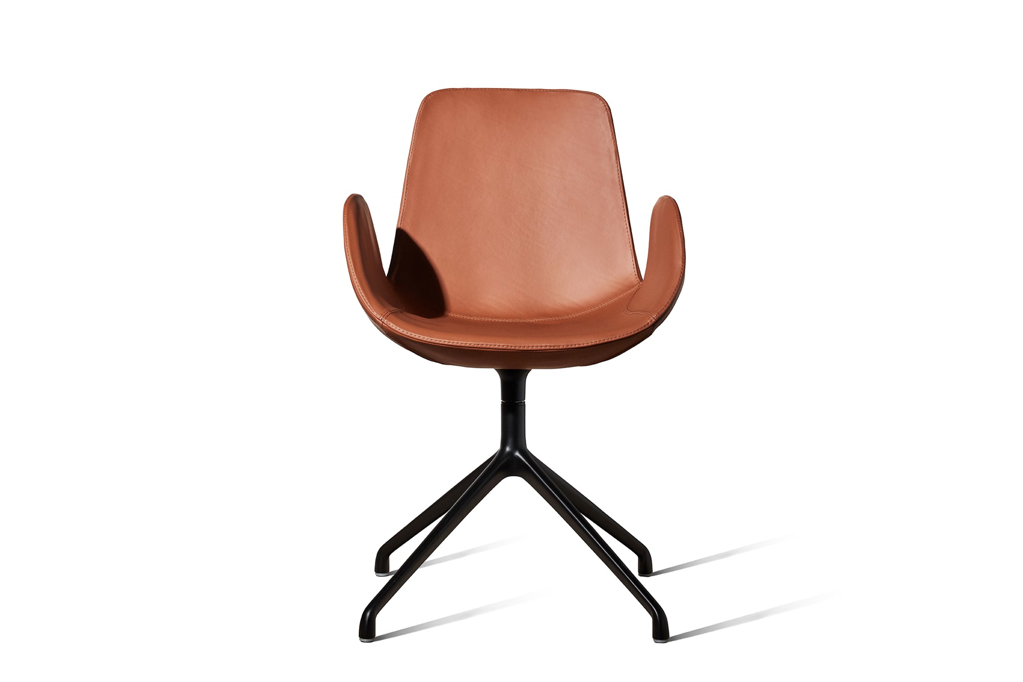 Cloud Boardroom Chair - Tan Leather 50% OFF - Zuster Furniture