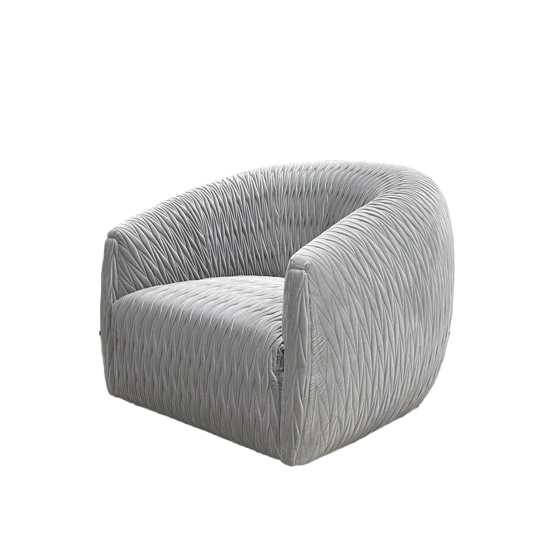 Cloud Armchair, Silver Fox Ribbon Stitch