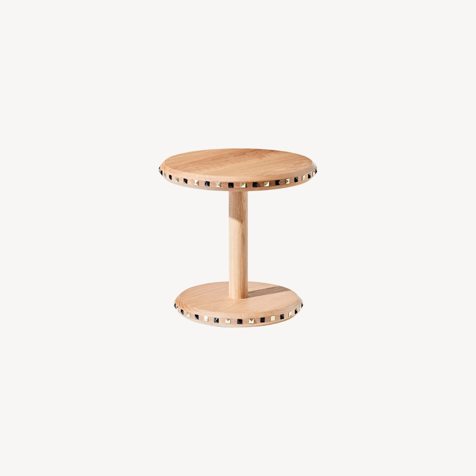 Embellish Studded Lamp Table - Zuster Furniture