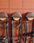 Bridle Wall Hooks - Set of Three - American Oak