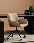 Hero Executive Chair with Castors - Faux Leather