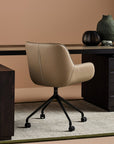 Hero Executive Chair with Castors - Faux Leather