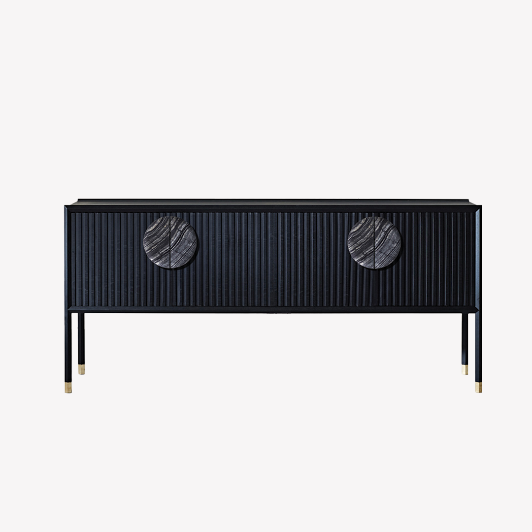 Halo Buffet with Marble handles - Zuster Furniture