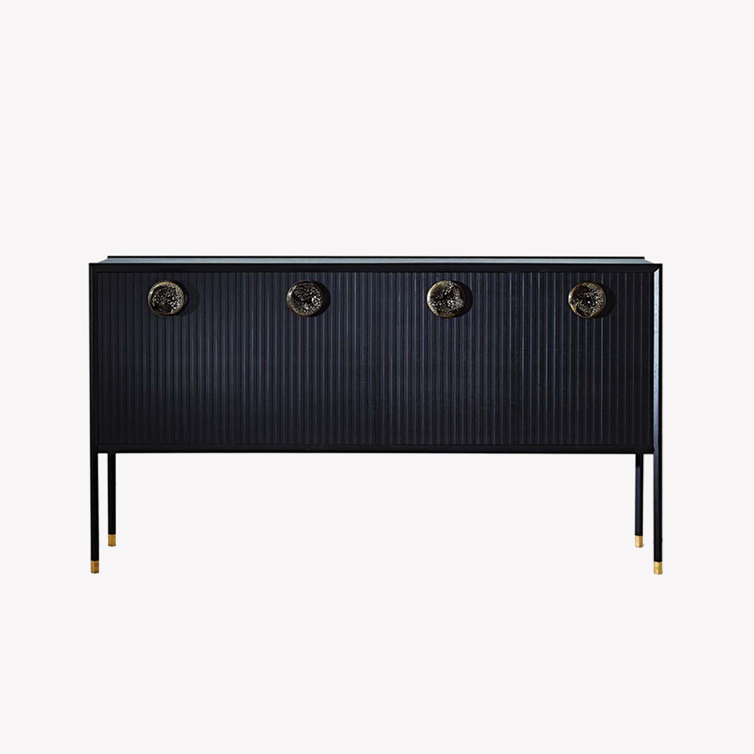 Halo Tall Buffet with Glass handles - Zuster Furniture