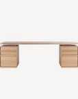 Hero Desk With File Drawers - Zuster Furniture