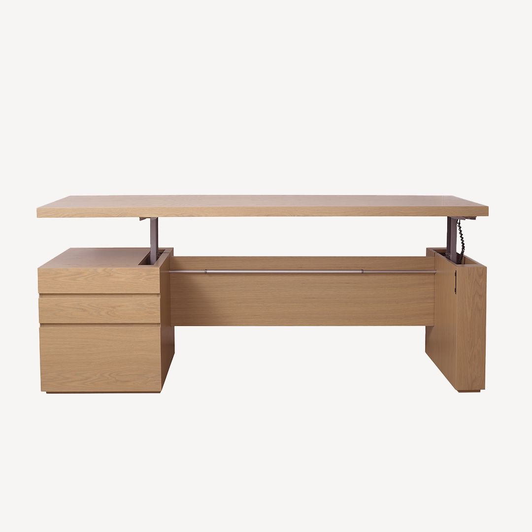 Jade Desk With Mechanical Uplift - Zuster Furniture