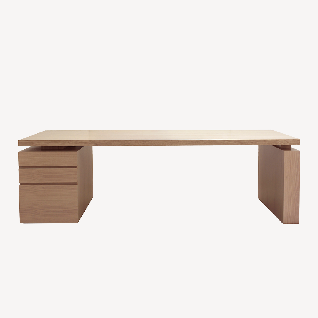 Jade Desk with Pedestal leg - Zuster Furniture