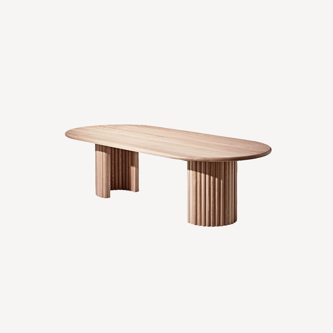 Jewel Scalloped Dining Table (Copy) - Zuster Furniture