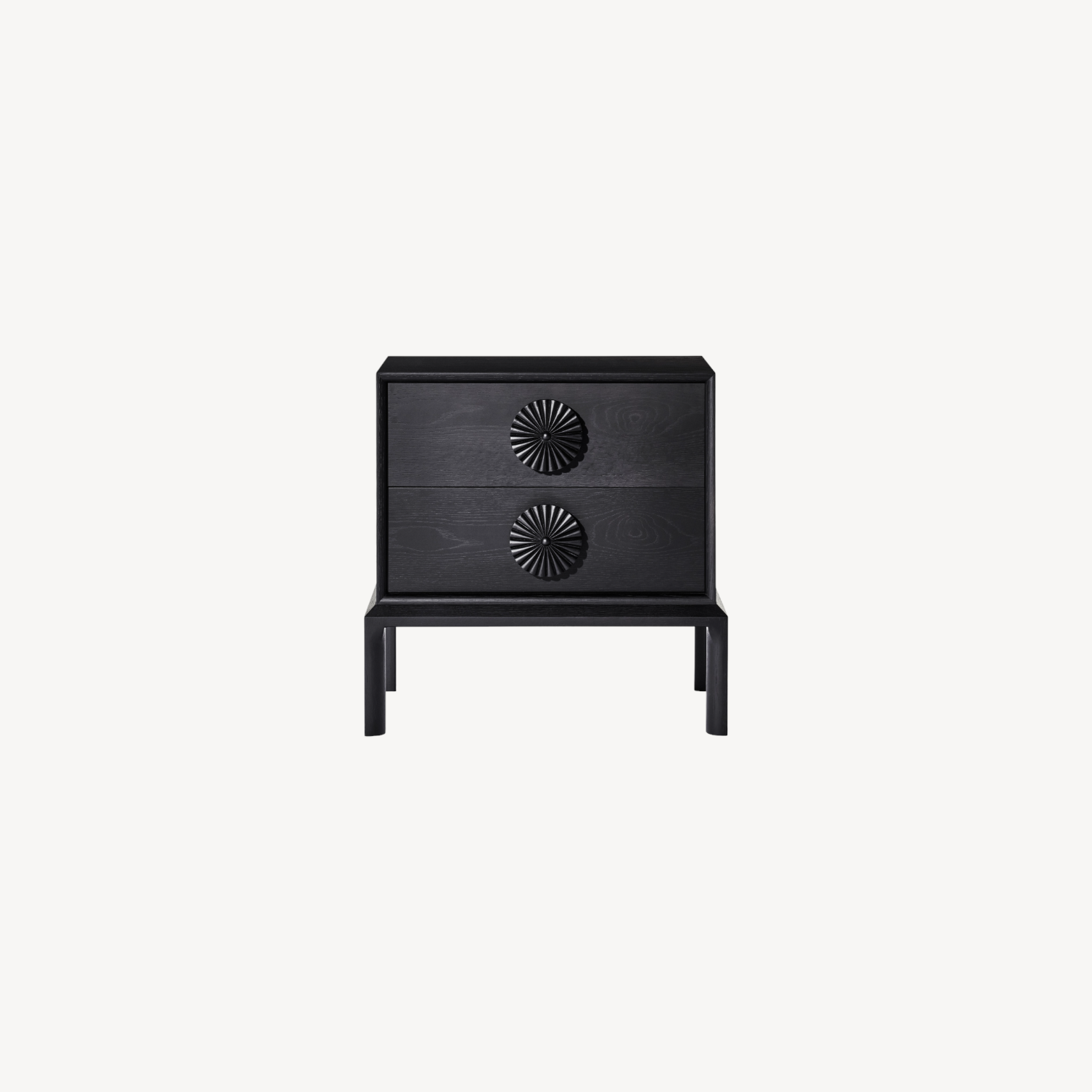 Adorn Marigold Bedside Table with Drawers Product Front View