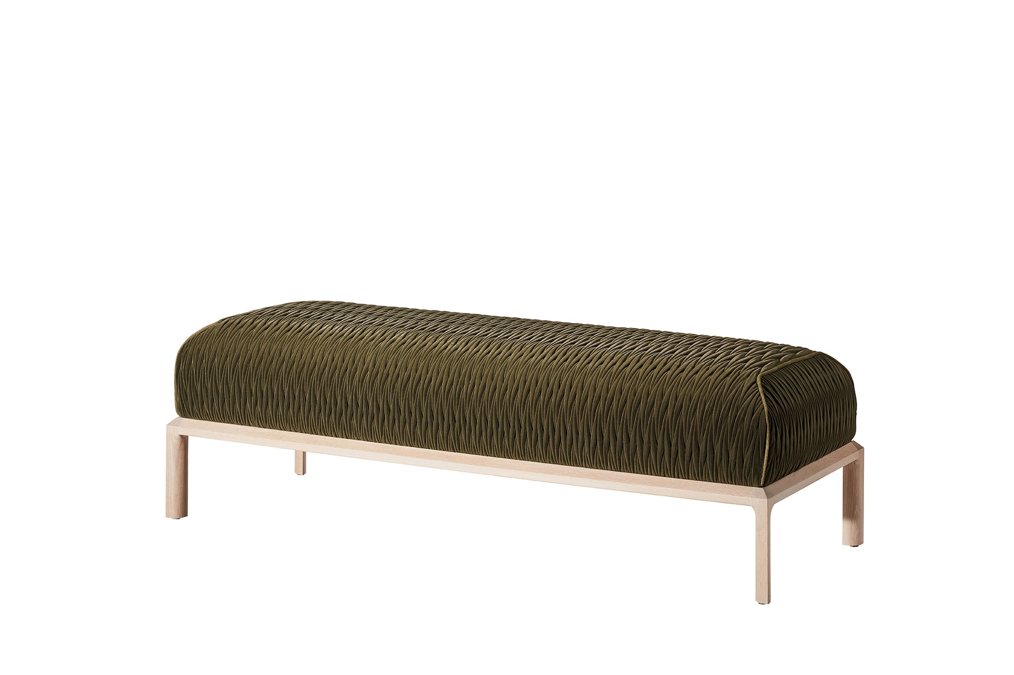 Maxima Ottoman- Ribbon Stitch - Zuster Furniture
