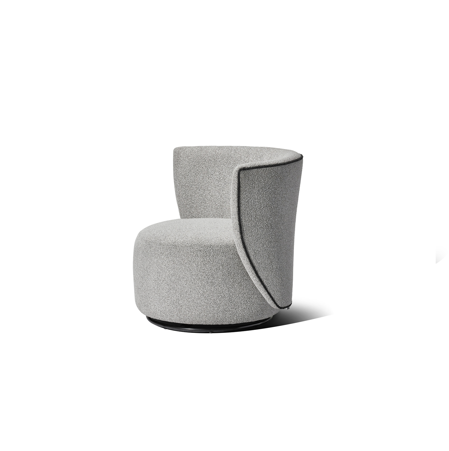 Maxima Armchair - Moost dust and Ebony Piping