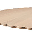 Ribbon Frill Cafe Table- 1200 wide Blonde Oak - Zuster Furniture