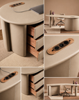Saddle Organic Leather Desk