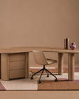 Saddle Organic Leather Desk