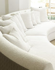 Flow Circular Sofa with Ottoman