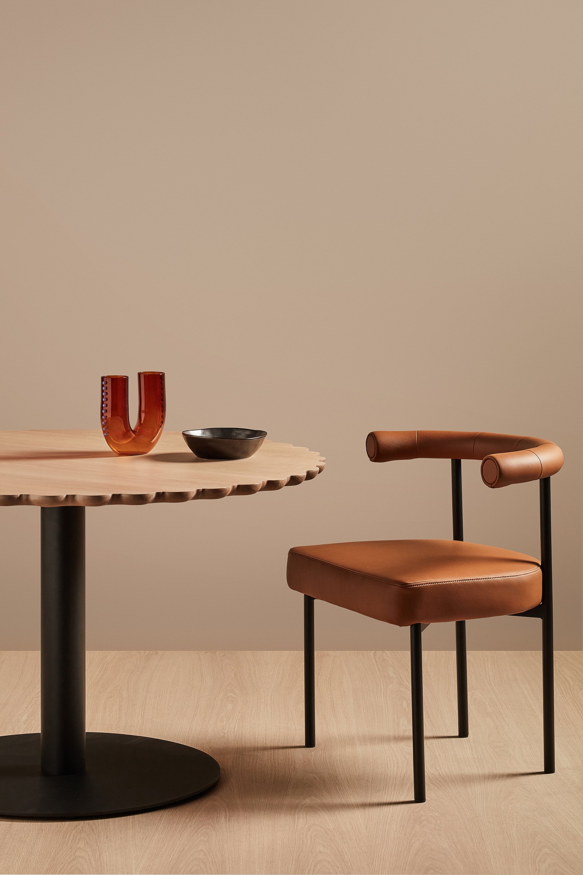 Topaz Dining & Occasional Chair- Faux Leather - Zuster Furniture