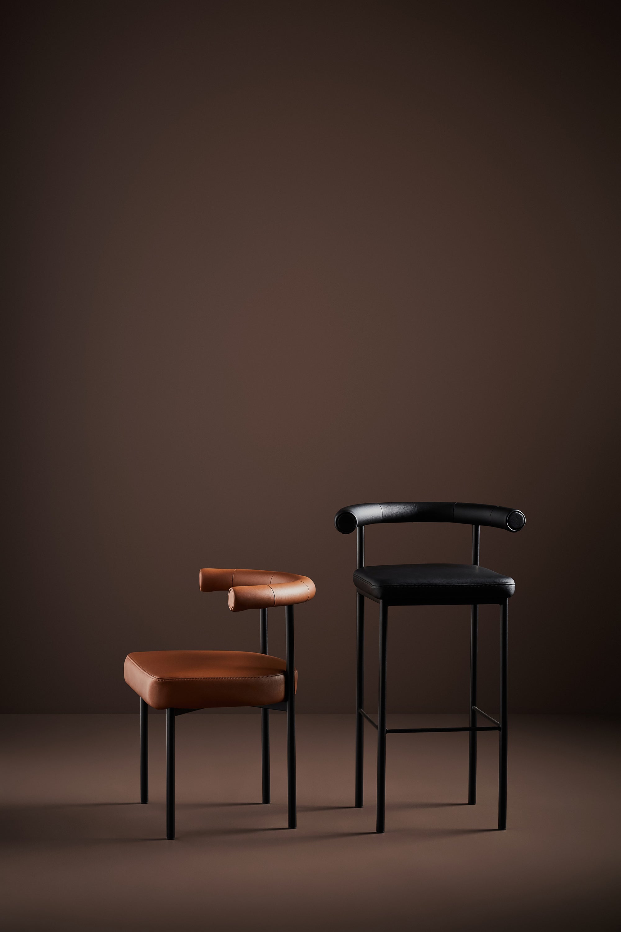 Topaz Stool- Faux Leather - Zuster Furniture