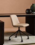 Traverse Desk Chair with Castors - Faux Leather