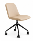 Traverse Desk Chair with Castors - Faux Leather