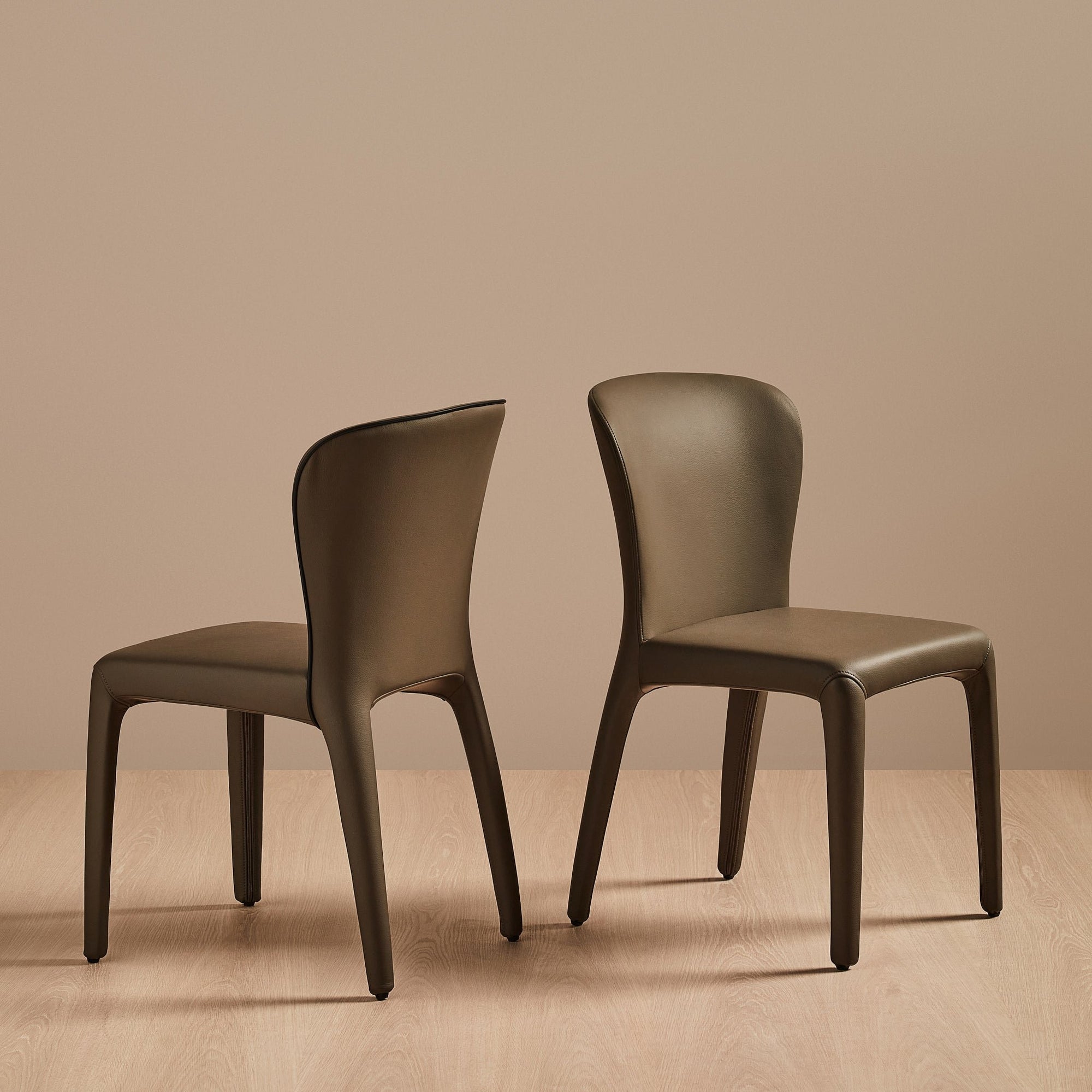Tulip Dining Chair Faux Leather - Zuster Furniture
