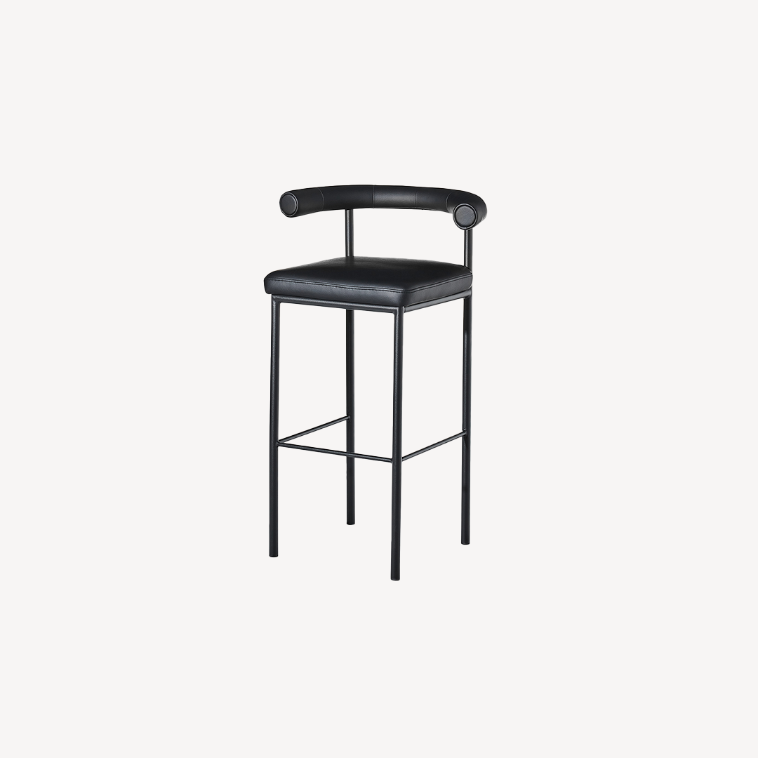 Topaz Kitchen Stool- Faux Leather
