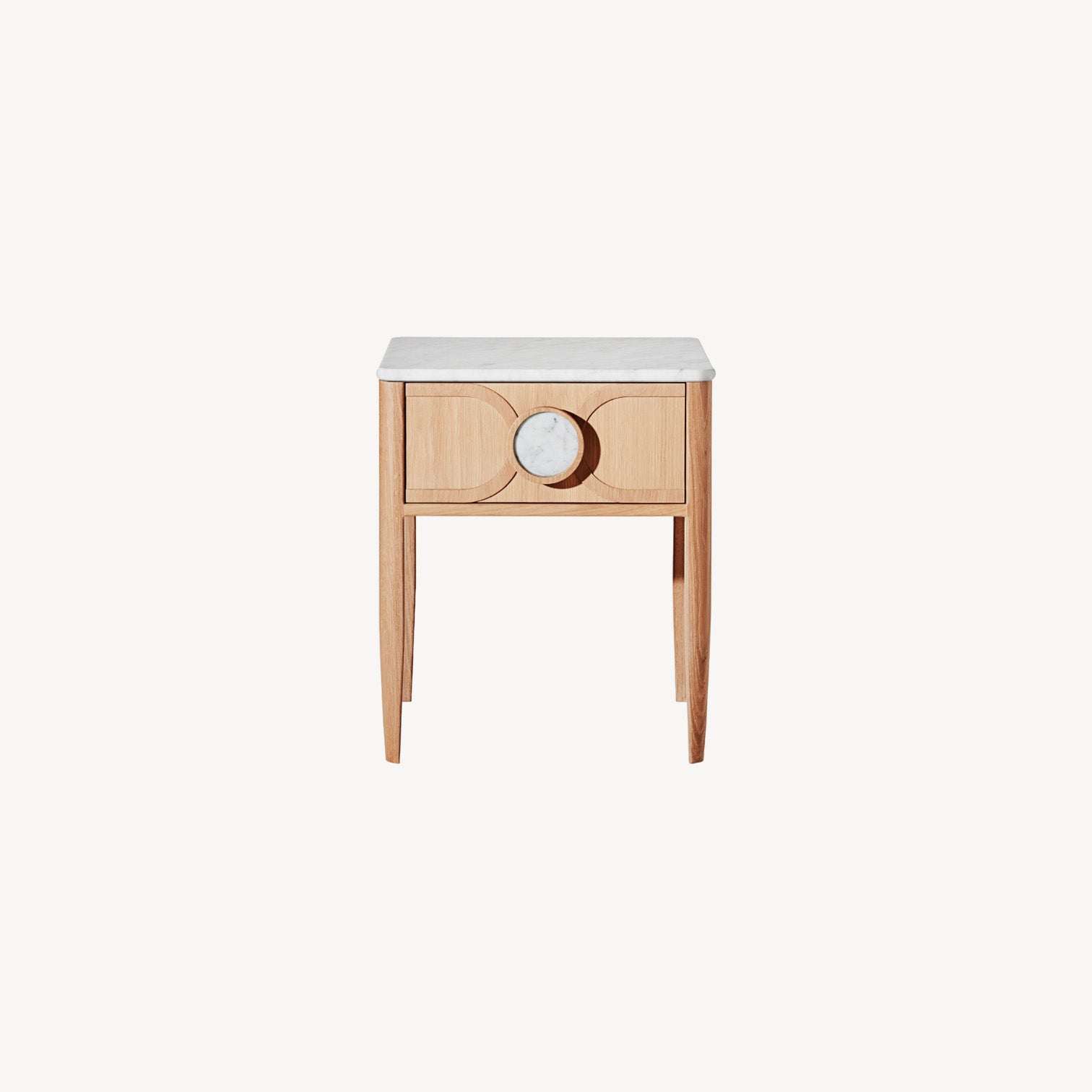 Victoria Marble Bedside Table - Zuster Furniture