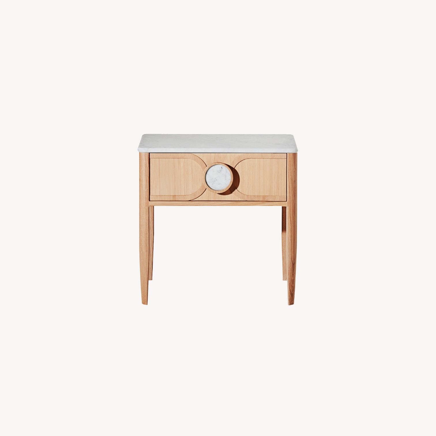 Victoria Marble Bedside Table - Zuster Furniture