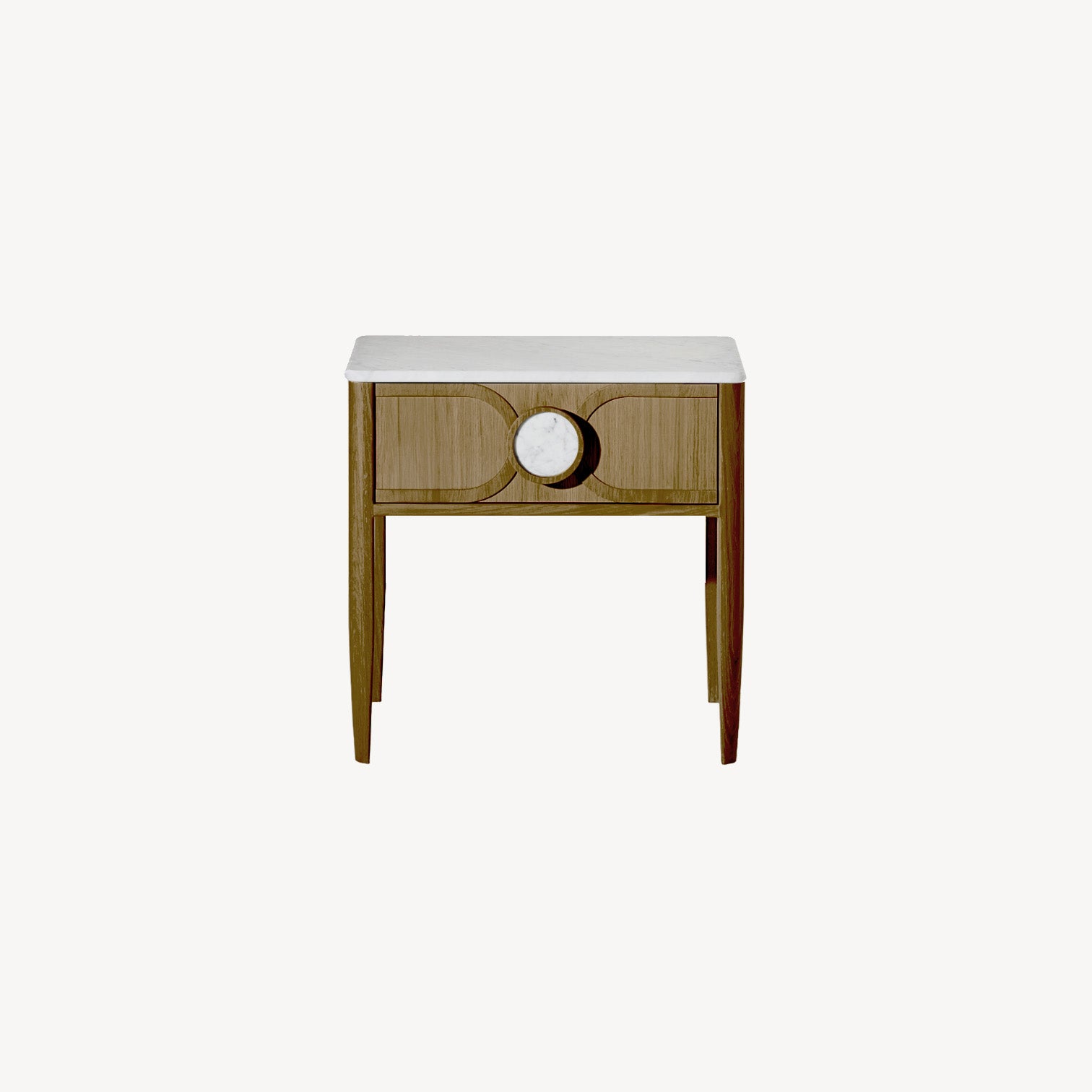 Victoria Marble Bedside Table - Zuster Furniture