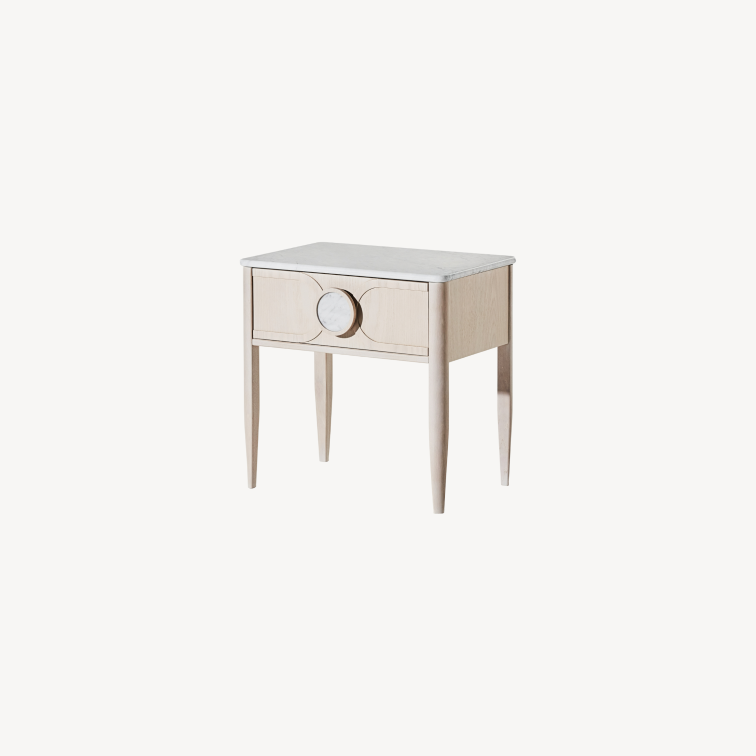 Victoria Marble Bedside Table - Zuster Furniture