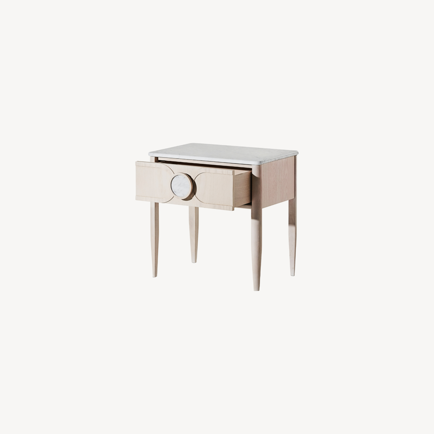 Victoria Marble Bedside Table - Zuster Furniture