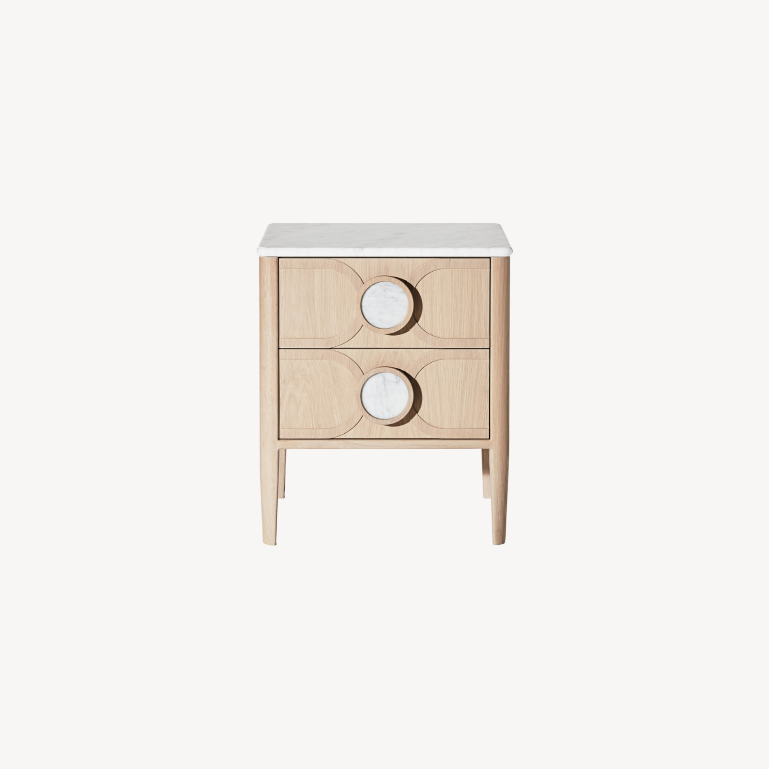 Victoria Marble Bedside Table – Zuster Furniture