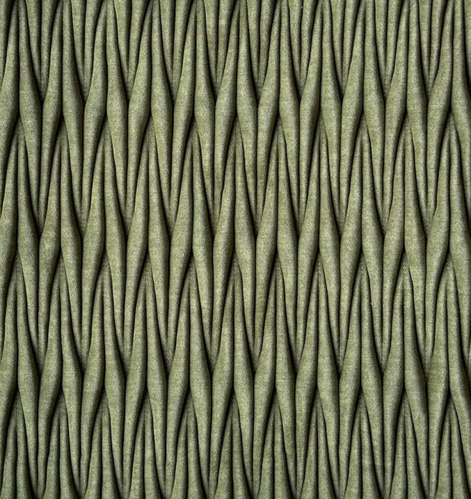 Fern Suede Cloth - Ribbon Stitch - Zuster Furniture