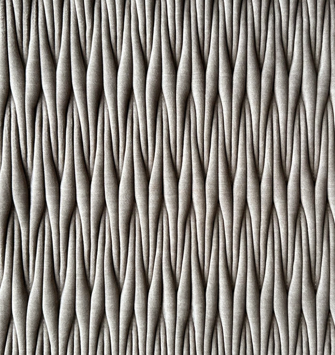 Buckwheat Suede Cloth - Ribbon Stitch - Zuster Furniture