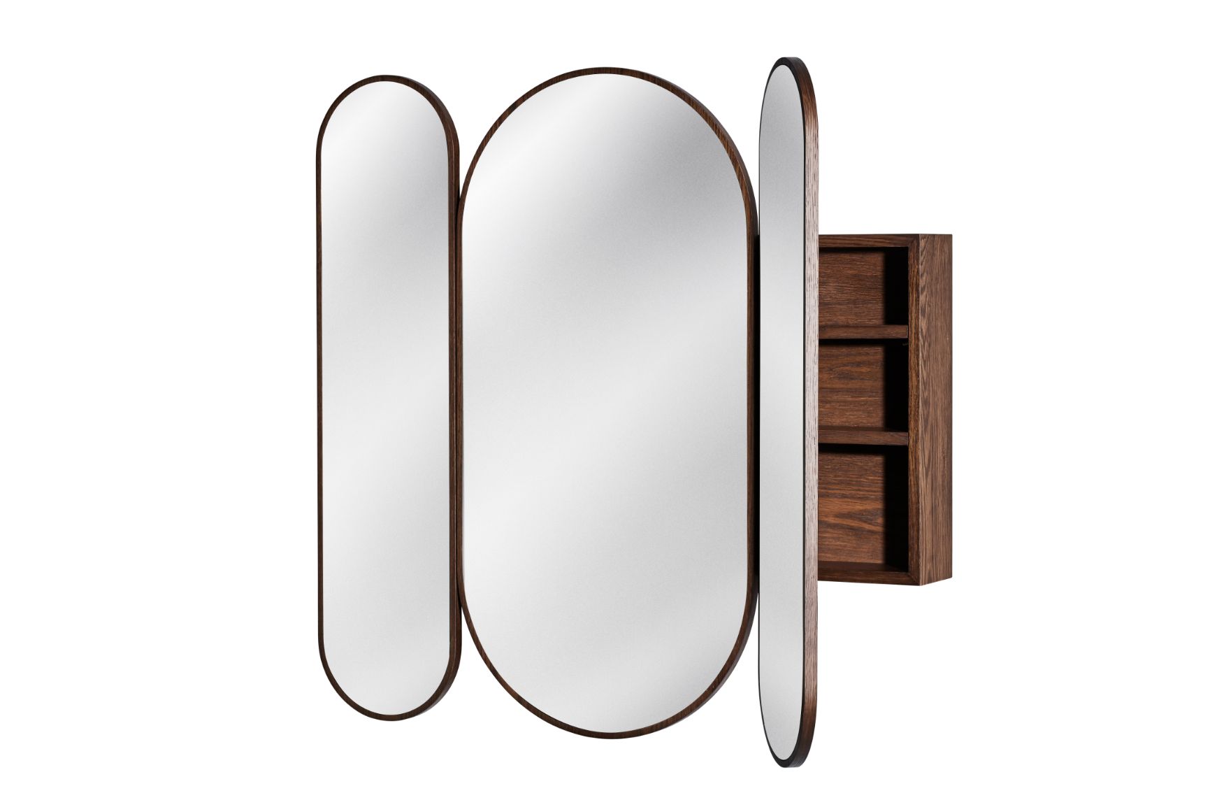 ISSY Blossom Triple Mirror with Shaving Cabinet - Zuster Furniture