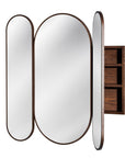 ISSY Blossom Triple Mirror with Shaving Cabinet - Zuster Furniture