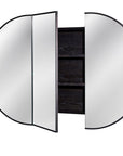 ISSY Halo Triple Mirror with Shaving Cabinet - Zuster Furniture