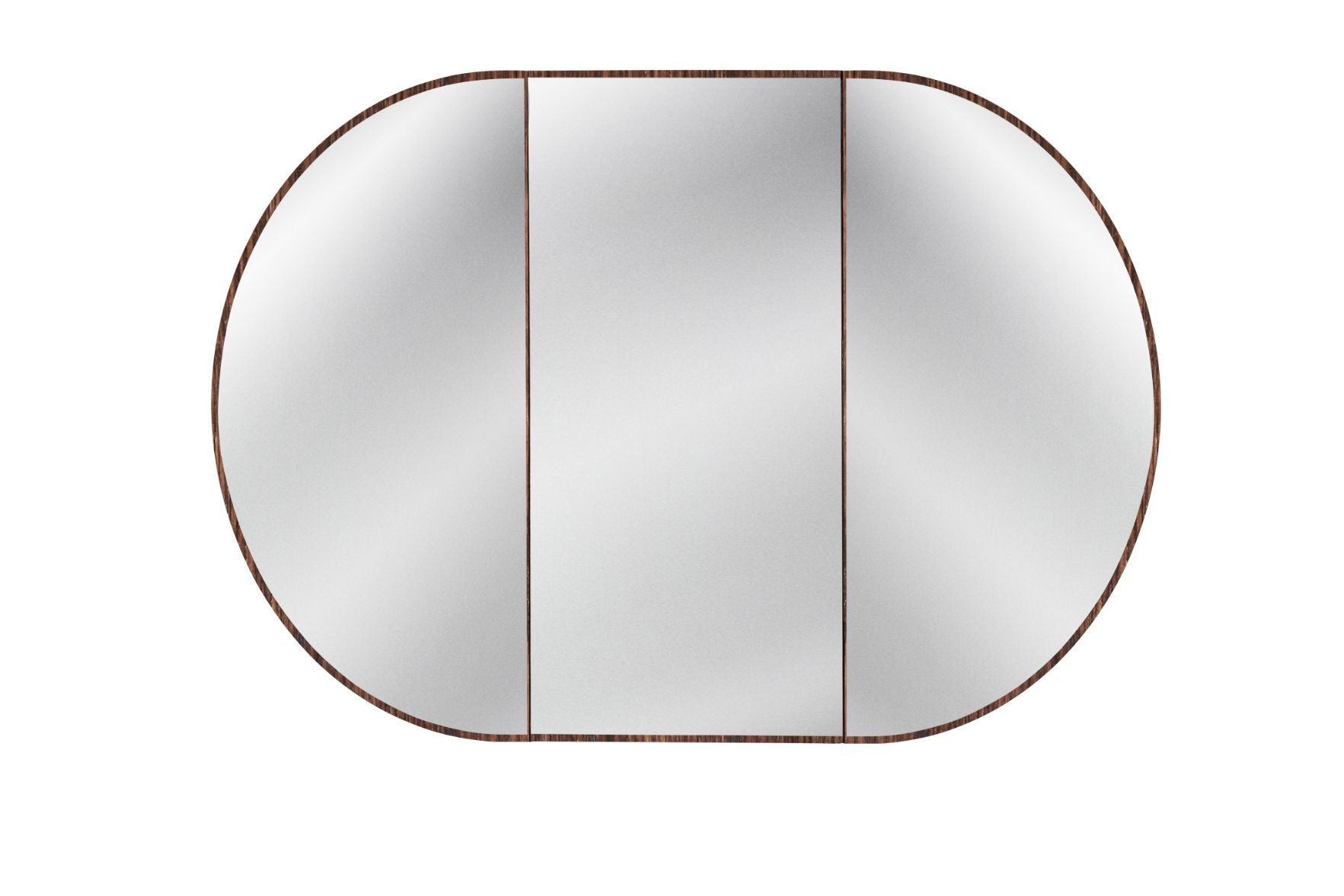 ISSY Halo Triple Mirror with Shaving Cabinet - Zuster Furniture