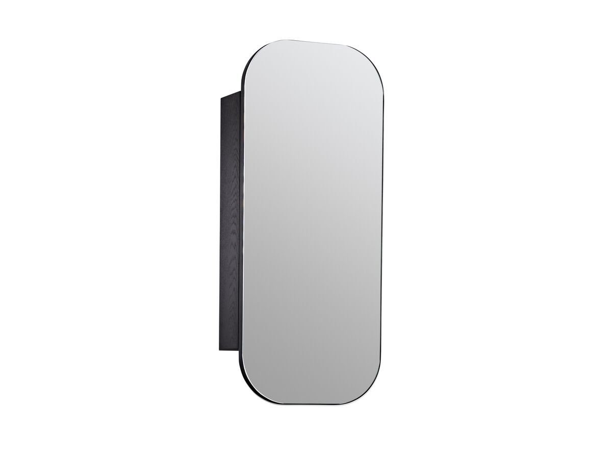 ISSY Z1 Ballerina Oval Mirror with Shaving Cabinet 500x1000 - Zuster Furniture