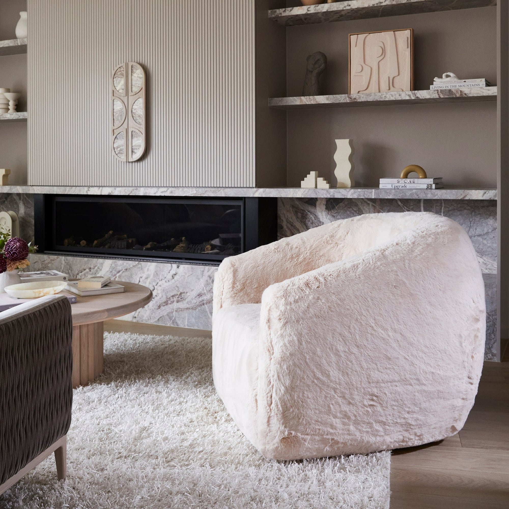 Cloud Fur Armchair - Zuster Furniture