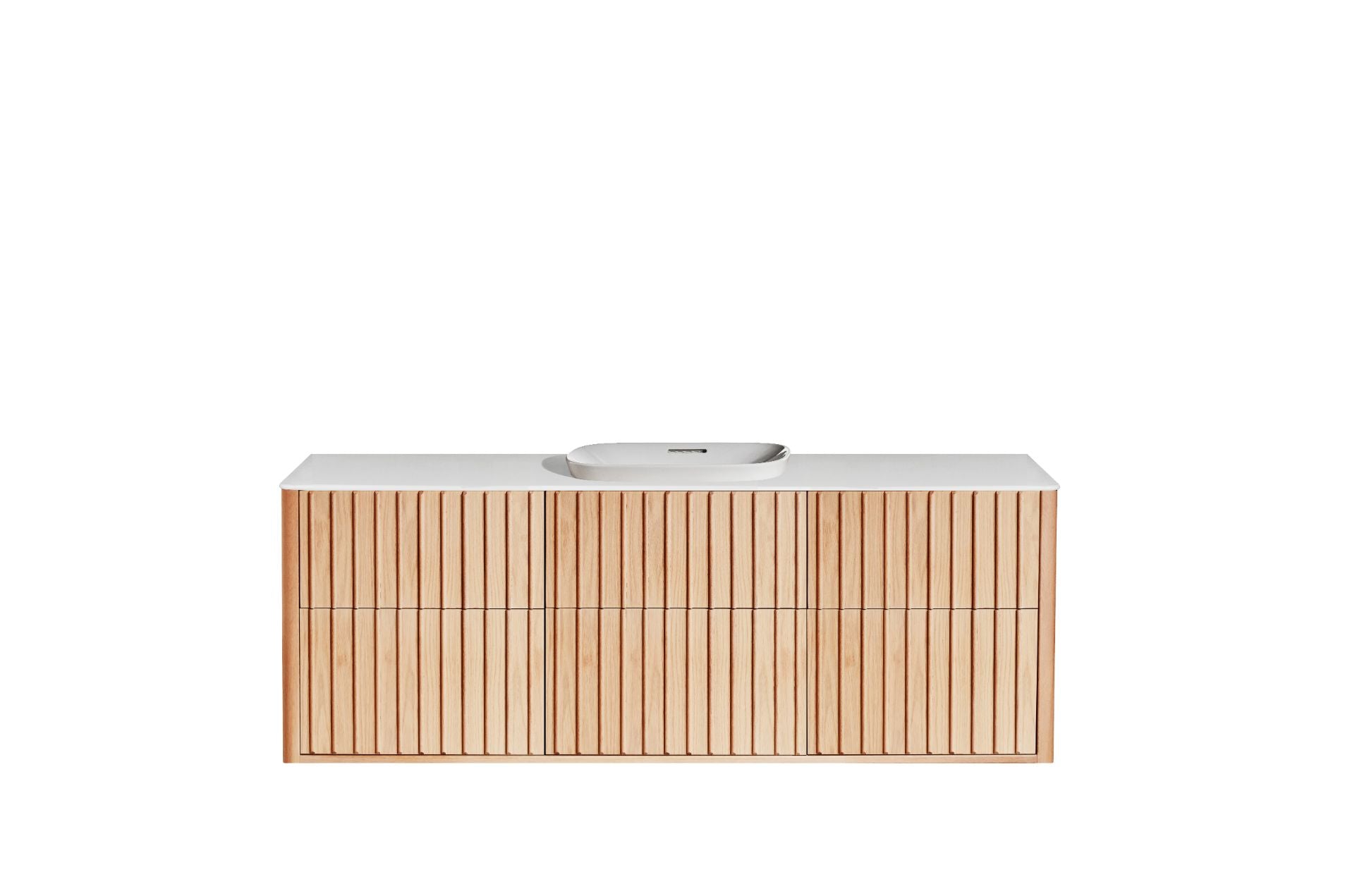ISSY Cloud II Semi Inset Wall Hung Vanity with Drawers - Zuster Furniture