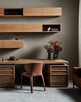 Hero Desk With File Drawers - Zuster Furniture
