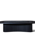 Embellish Oval Dining Table with Marble inlay - Zuster Furniture